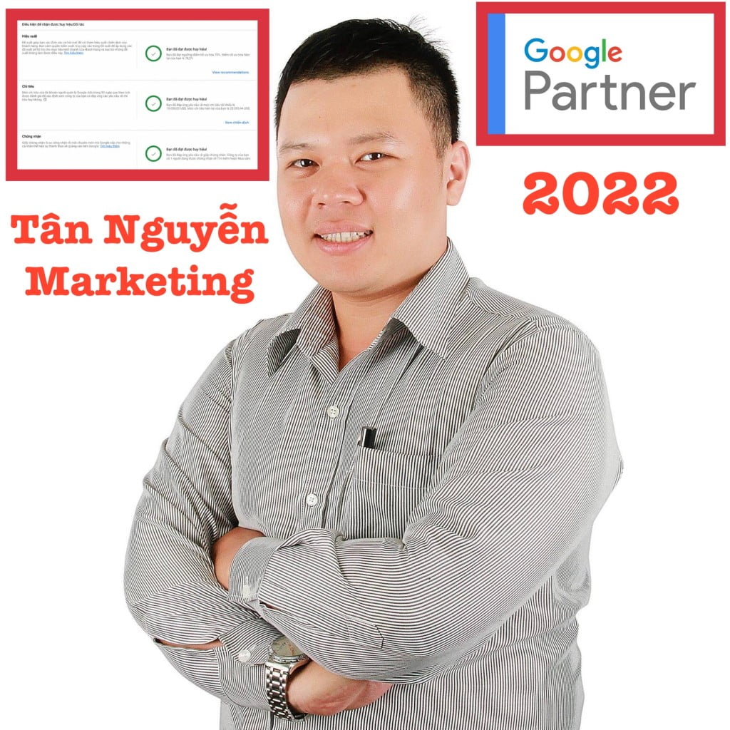 chứng nhận Google Partner Tân Nguyễn