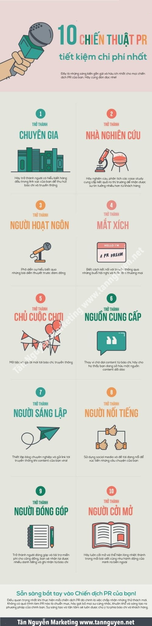 chiến thuật PR tiết kiệm chi phí
