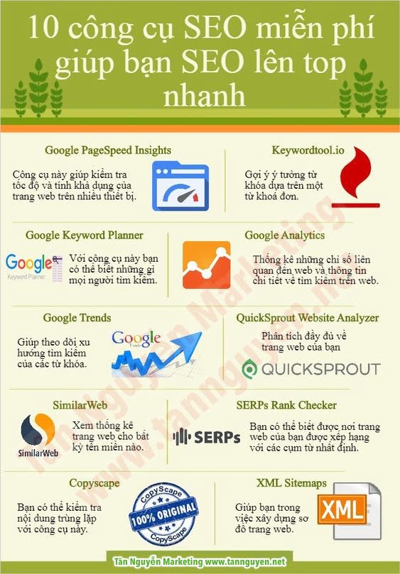 công cụ SEO miễn phí