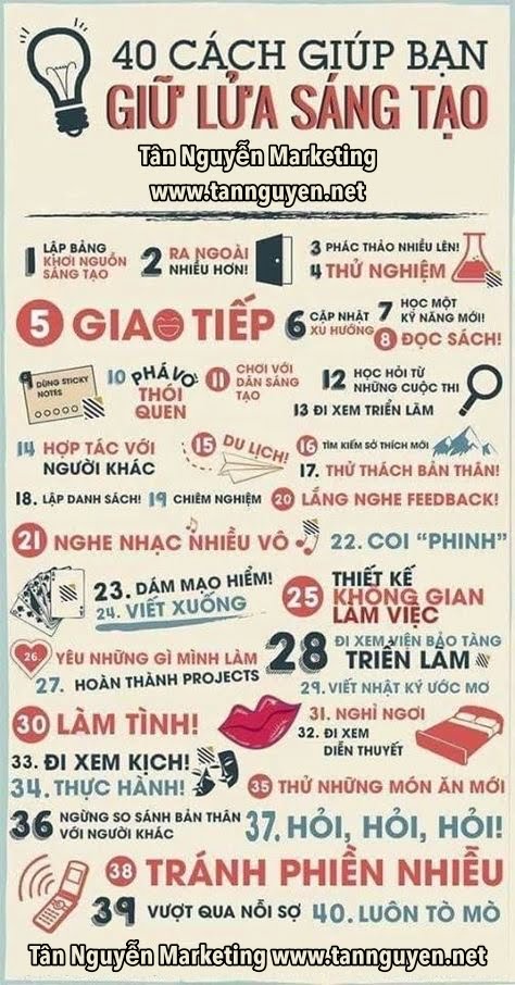 cách giữ lửa sáng tạo