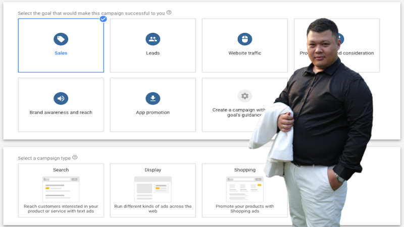 các thể loại chạy quảng cáo của google