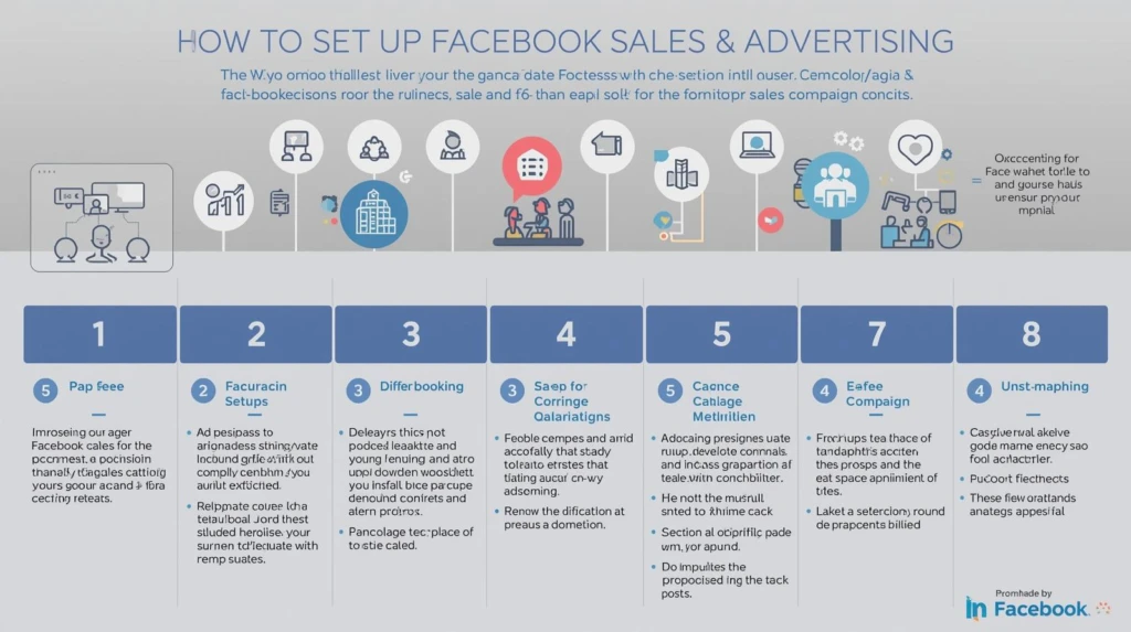 Các bước thiết lập bán hàng và quảng cáo Facebook