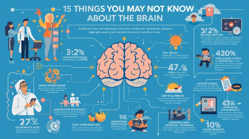 [INFOGRAPHIC] 15 điều có thể bạn chưa biết về bộ não