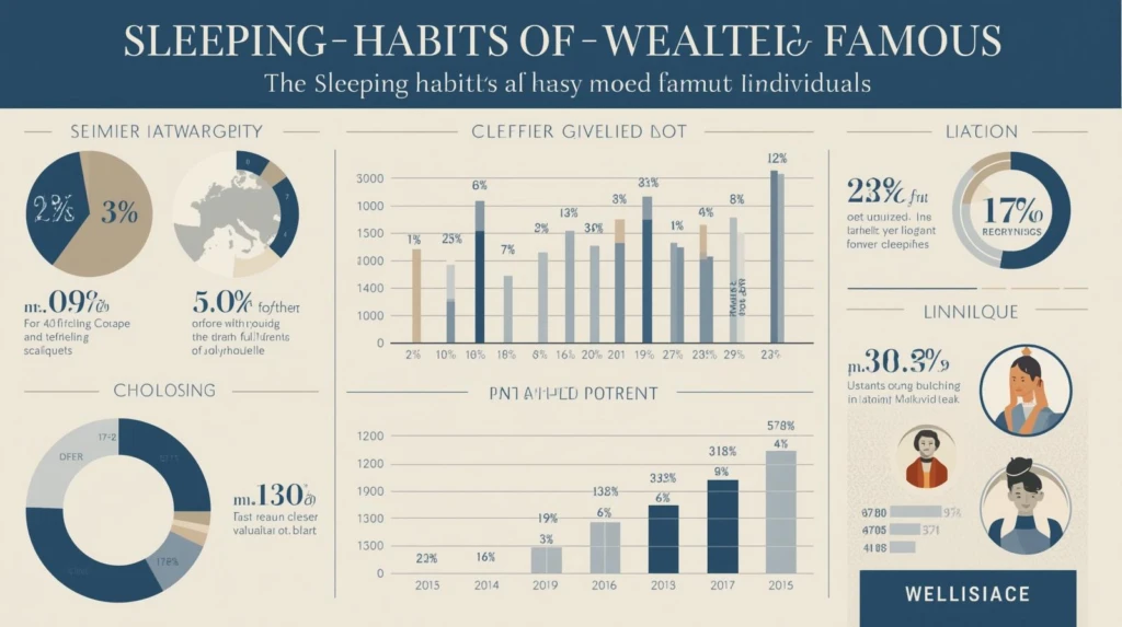 [INFOGRAPHIC] Thói quen ngủ của những người giàu có và nổi tiếng