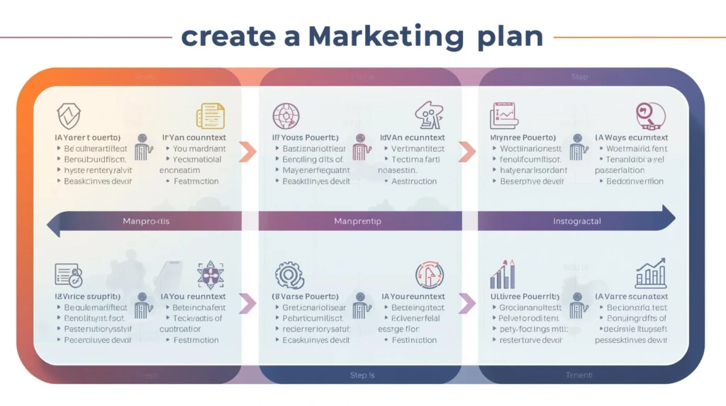 [INFOGRAPHIC] 6 bước đơn giản lập bản kế hoạch marketing