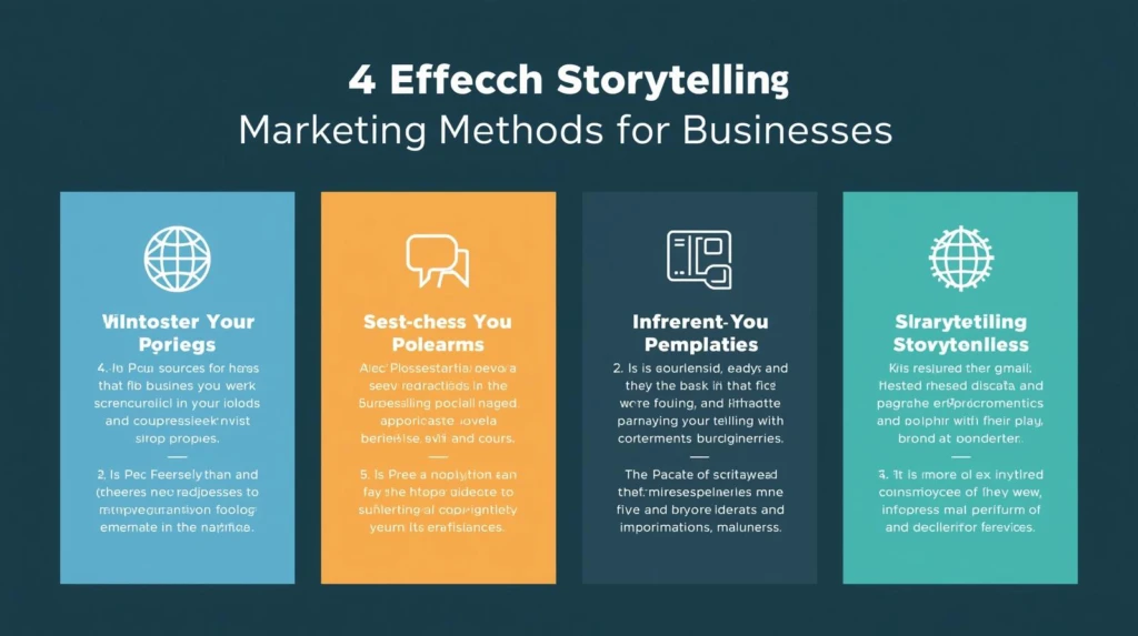 [INFOGRAPHIC] 4 phương pháp Storytelling Marketing hiệu quả cho doanh nghiệp của bạn