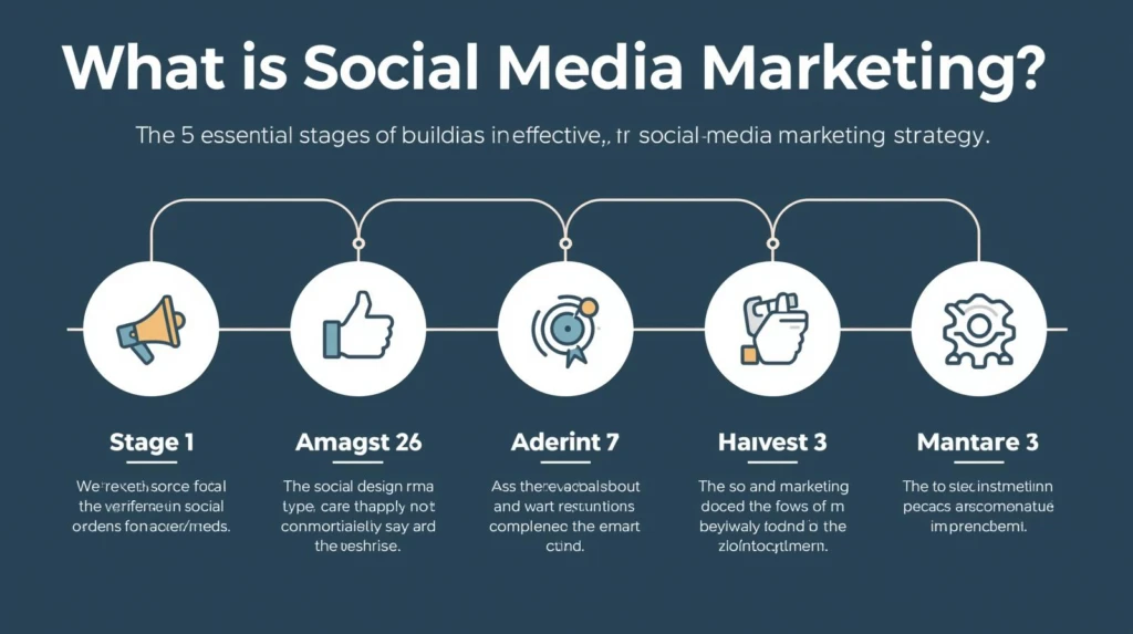 [INFOGRAPHIC] Social Media Marketing là gì? 5 giai đoạn xây dựng một chiến lược Social Media Marketing hiệu quả