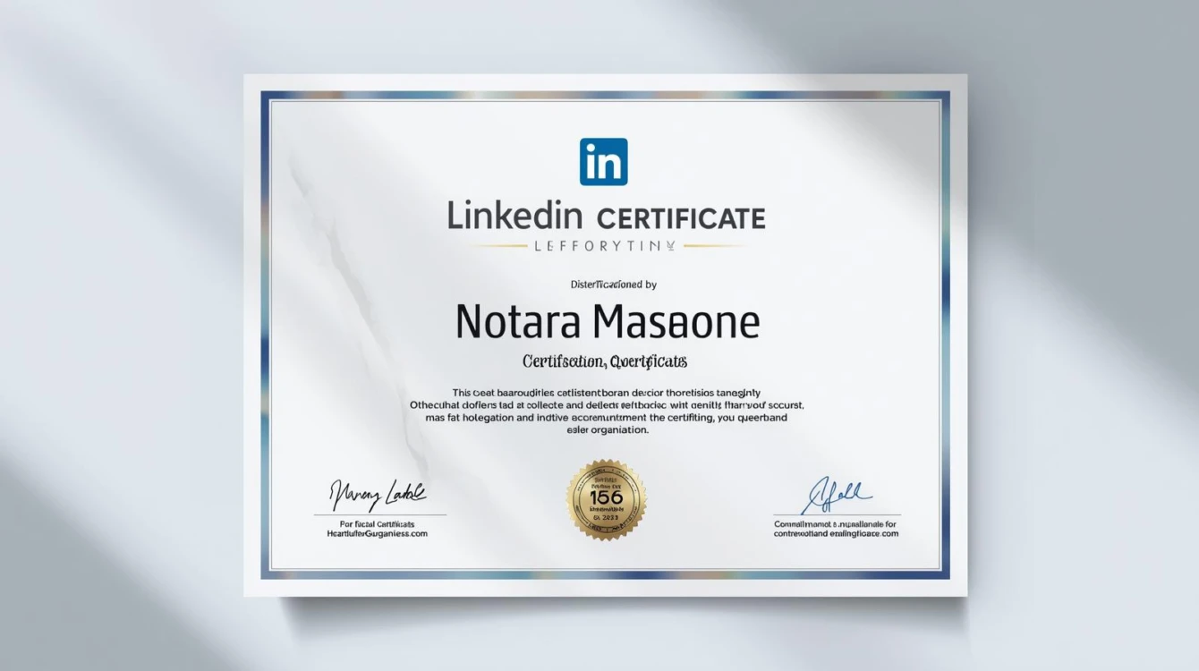 Linkedin Certificate