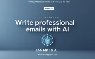 Viết email chuyên nghiệp bằng AI