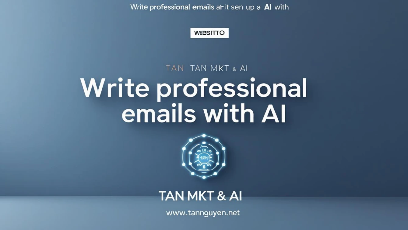 Viết email chuyên nghiệp bằng AI