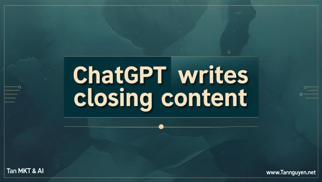 ChatGPT viết nội dung chốt đơn