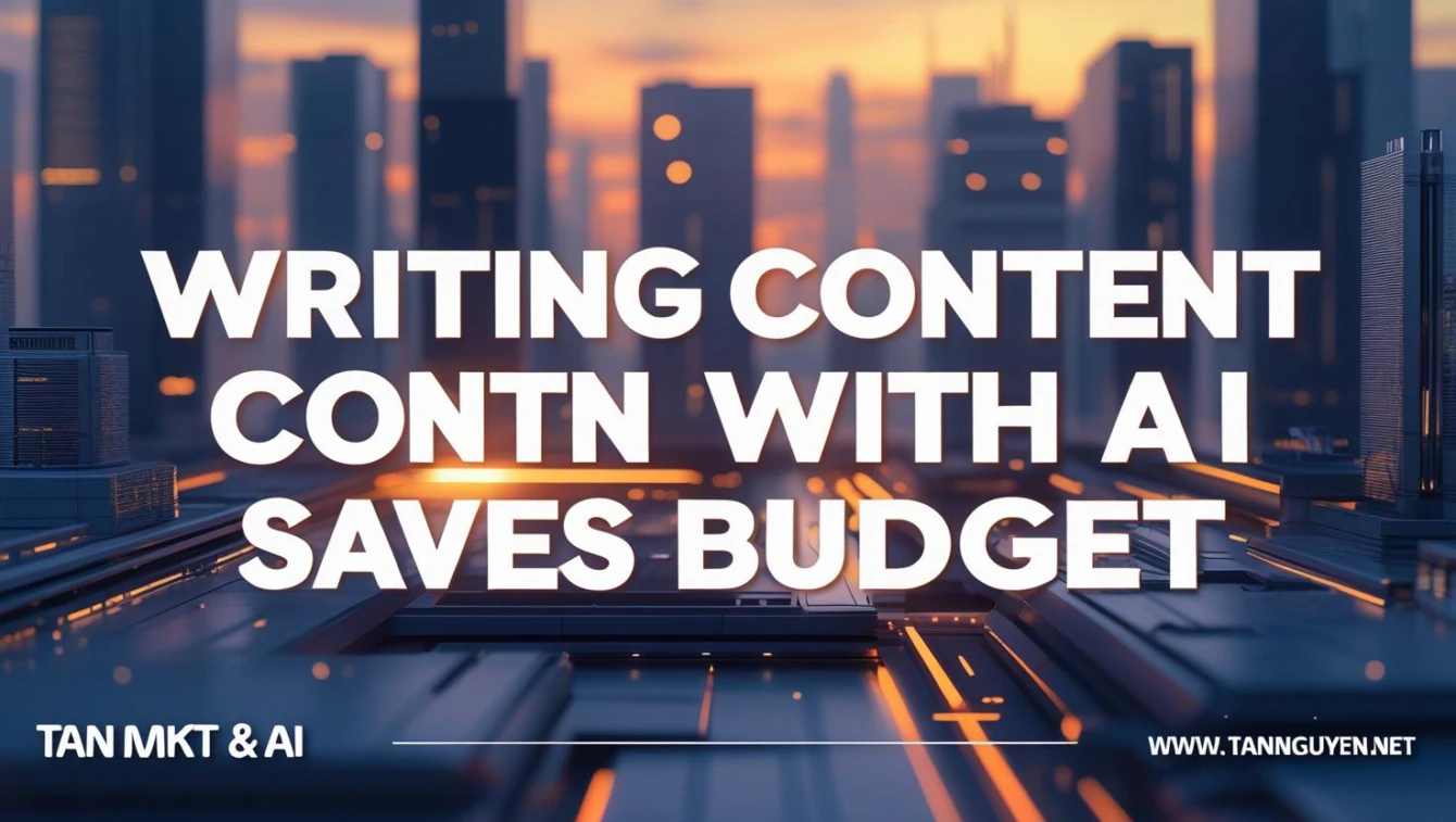 Viết content bằng AI tiết kiệm ngân sách