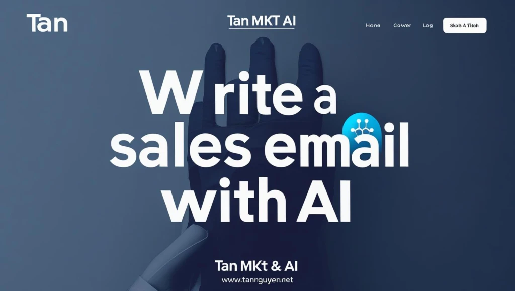Viết email chào hàng bằng AI