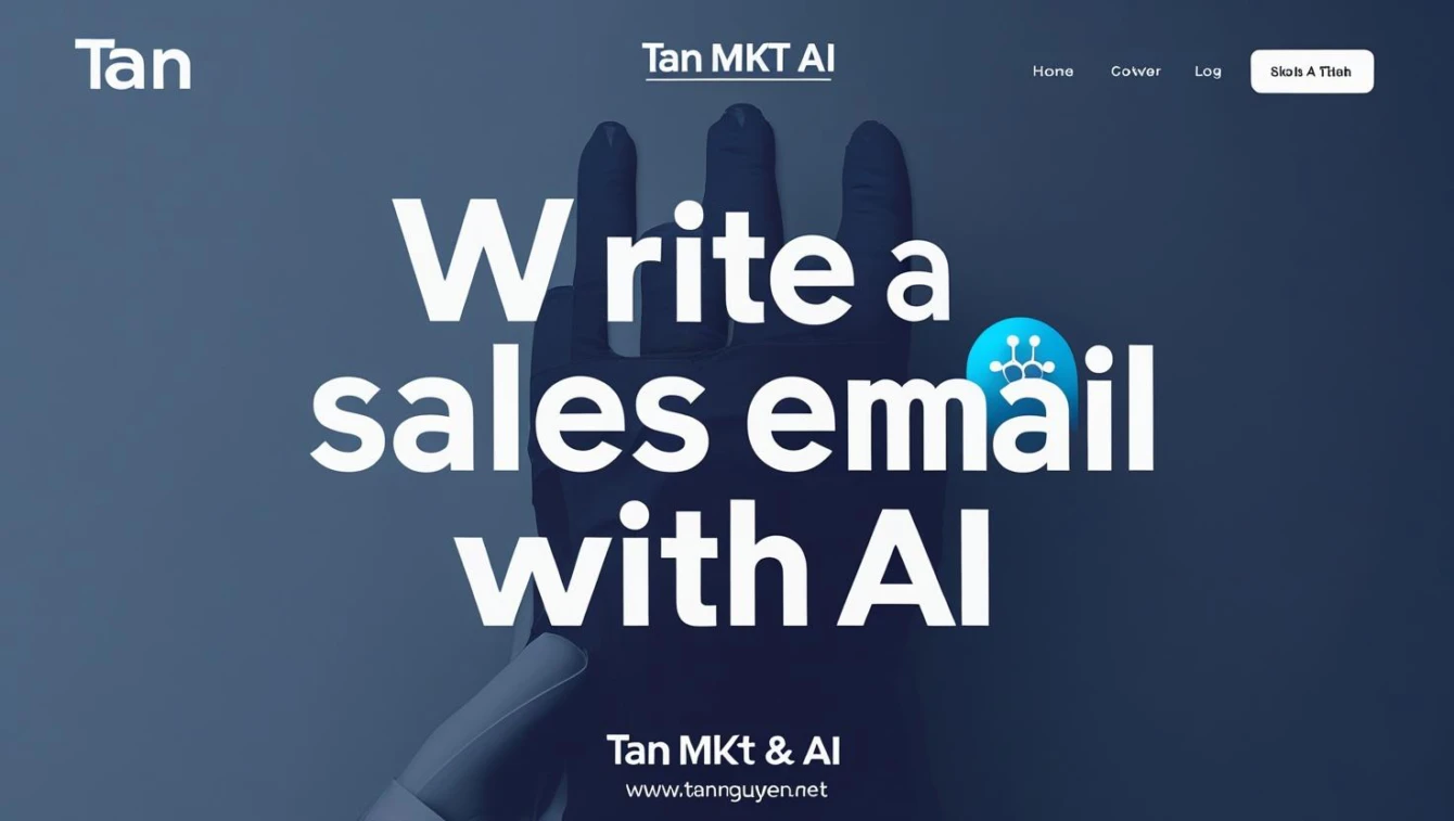 Viết email chào hàng bằng AI
