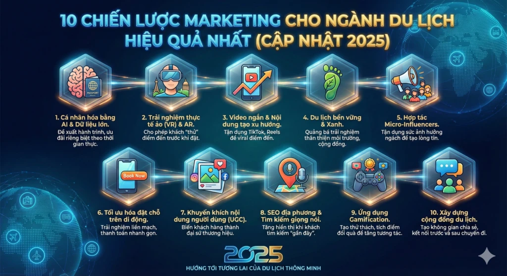 chiến lược marketing cho ngành du lịch