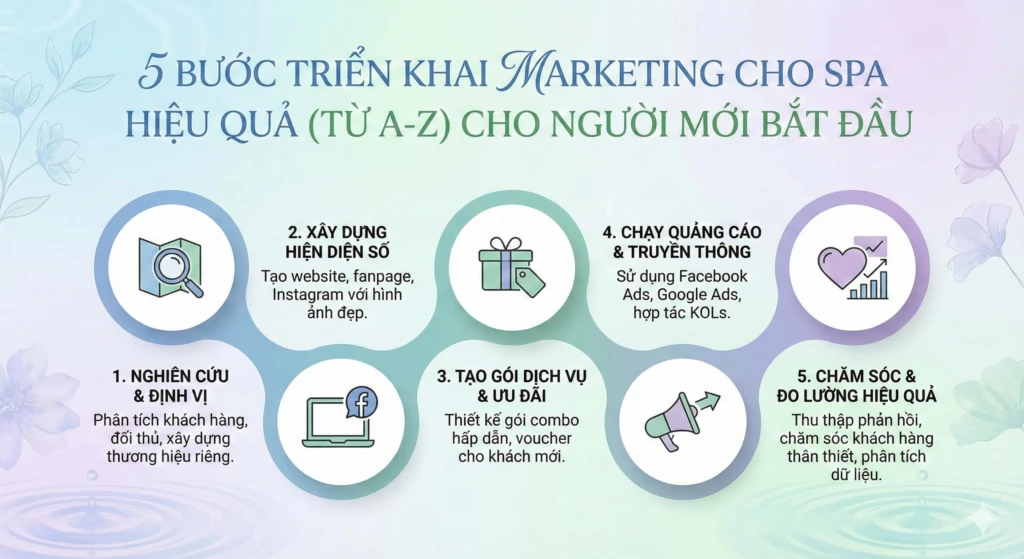 cách triển khai marketing cho spa hiệu quả
