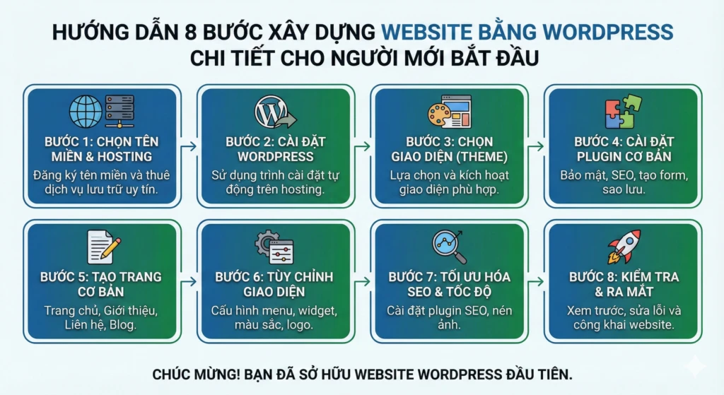xây dựng website bằng wordpress