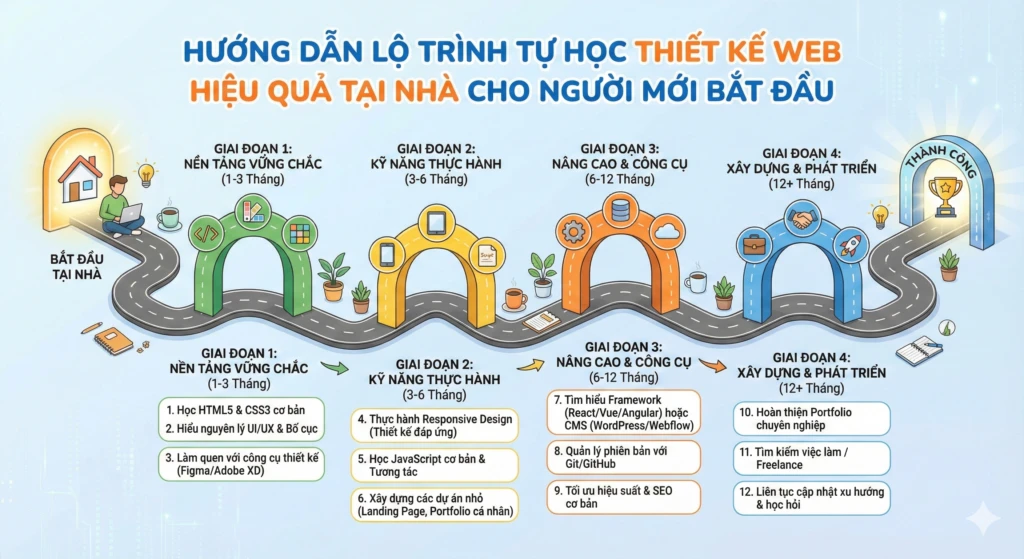 tự học thiết kế web