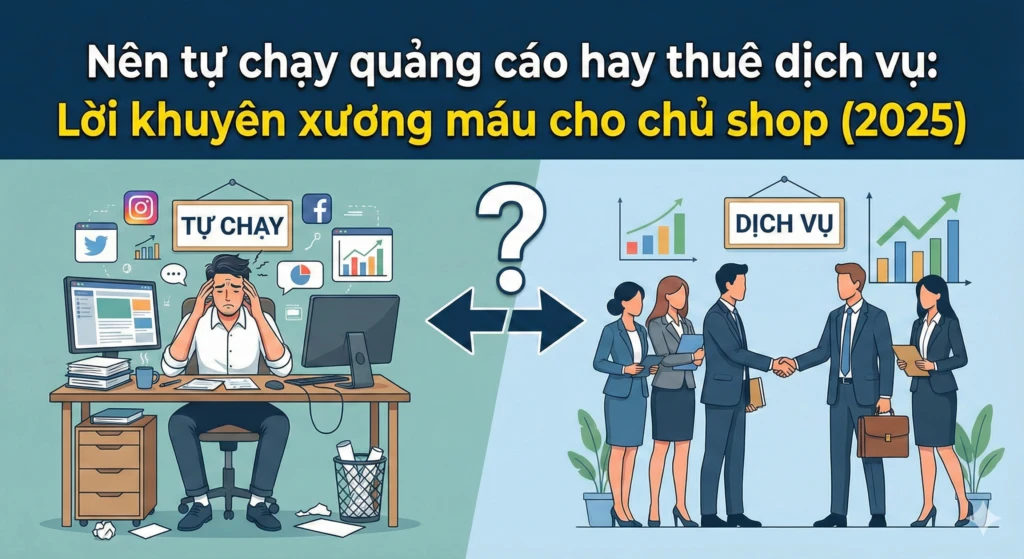 nên tự chạy quảng cáo hay thuê dịch vụ
