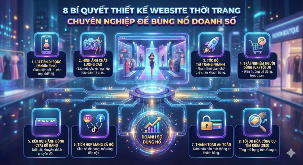 thiết kế website thời trang