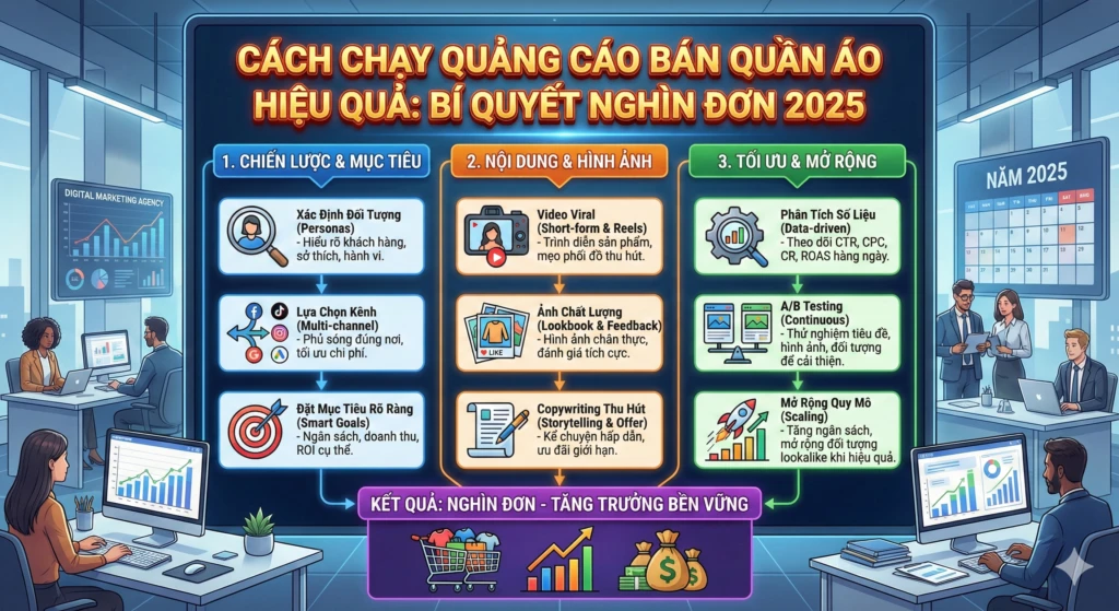 cách chạy quảng cáo bán quần áo