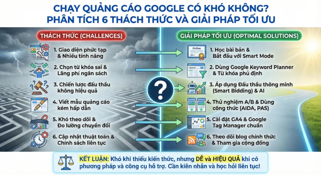 Chạy quảng cáo Google có khó không
