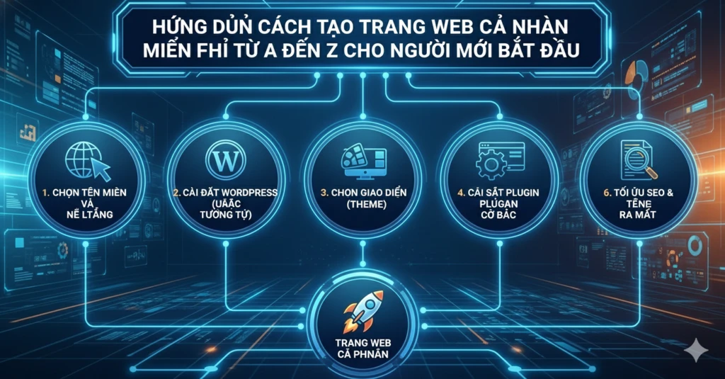 hướng dẫn cách tạo trang web cá nhân miễn phí