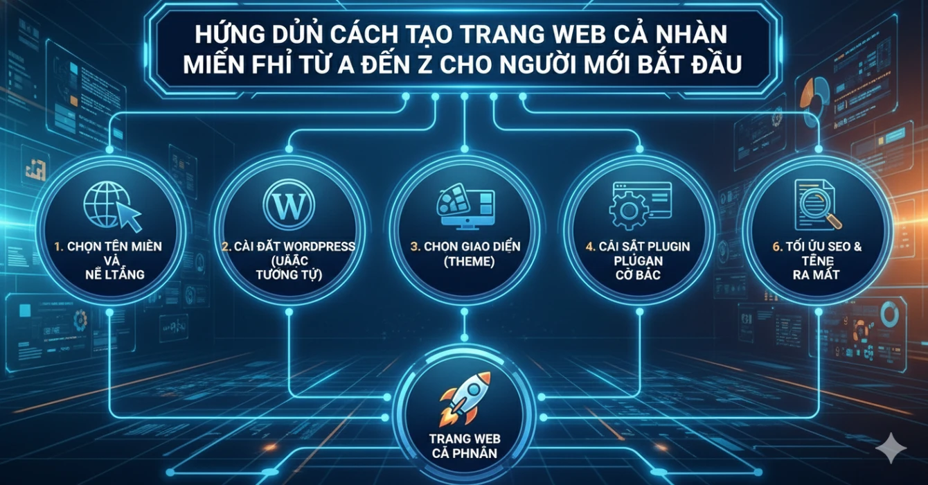 hướng dẫn cách tạo trang web cá nhân miễn phí