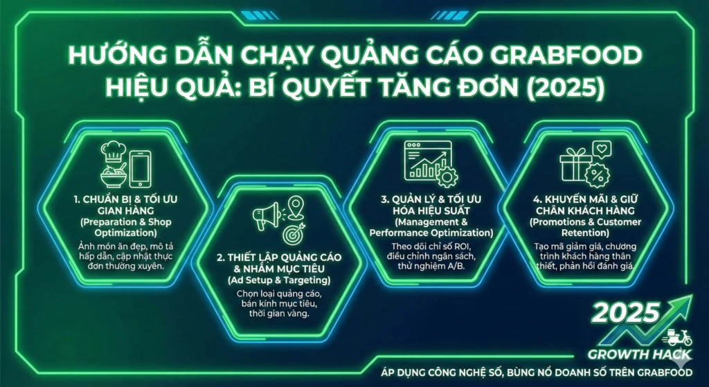 hướng dẫn chạy quảng cáo GrabFood hiệu quả