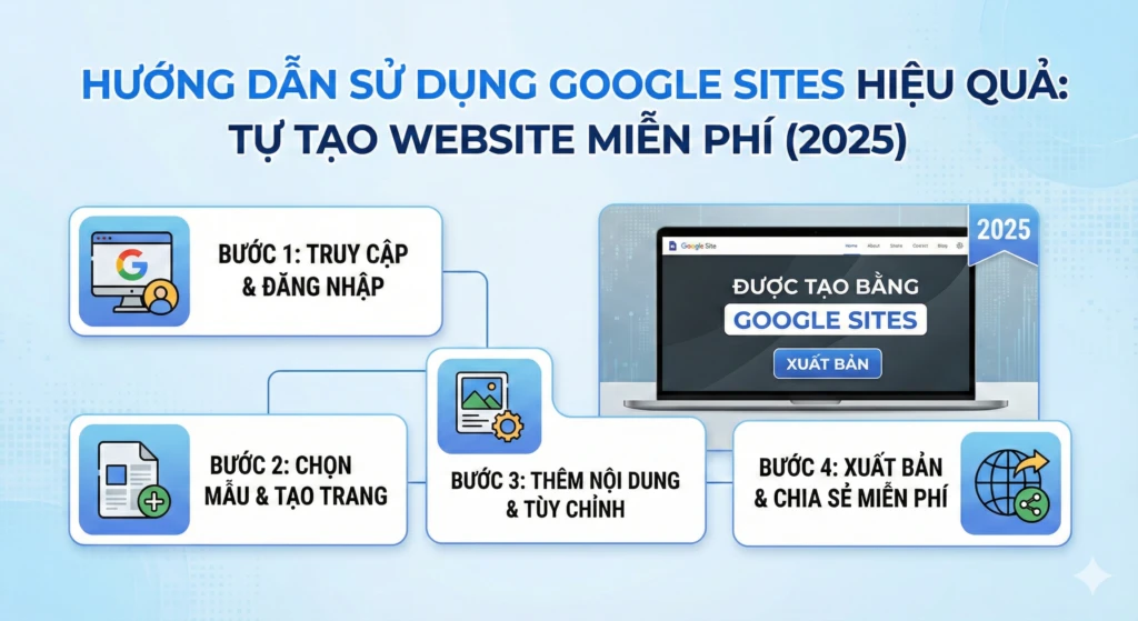 hướng dẫn sử dụng Google Sites hiệu quả
