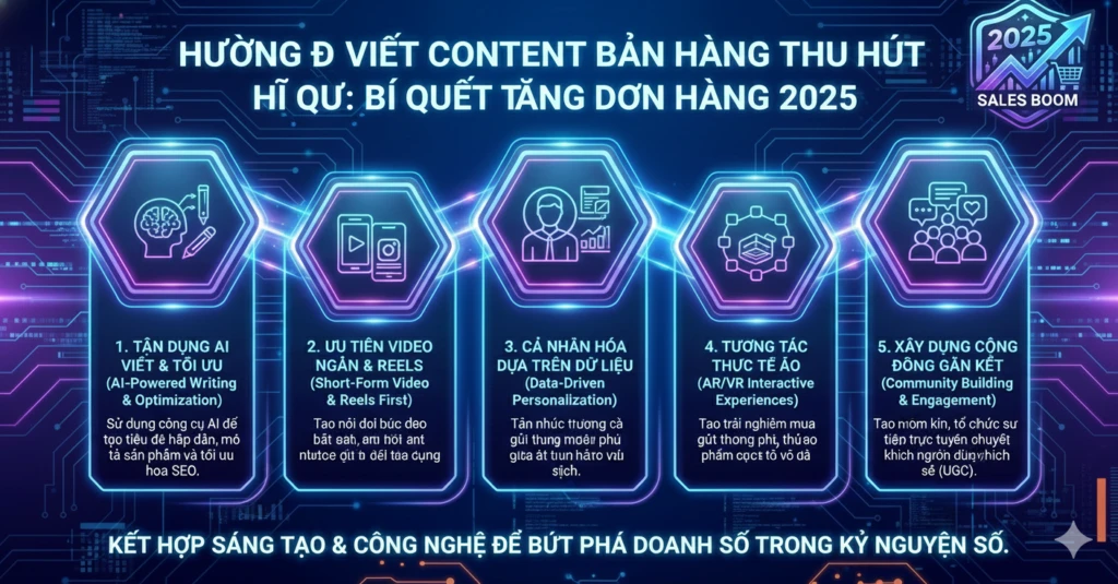 hướng dẫn viết content bán hàng thu hút