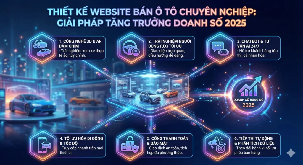 thiết kế website bán ô tô chuyên nghiệp