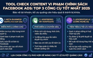 tool check content vi phạm chính sách facebook ads