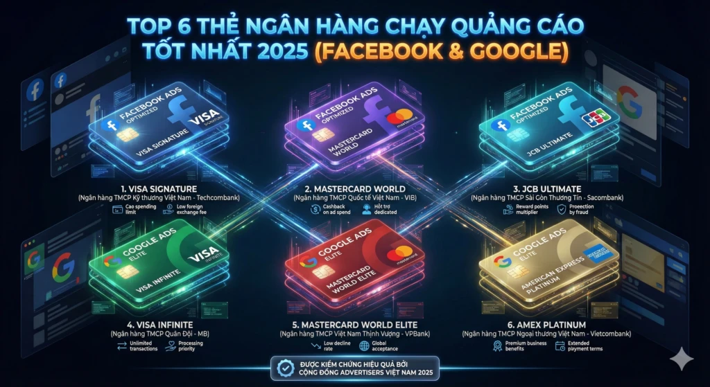 thẻ ngân hàng chạy quảng cáo tốt nhất