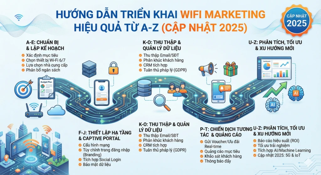 hướng dẫn triển khai WiFi Marketing hiệu quả