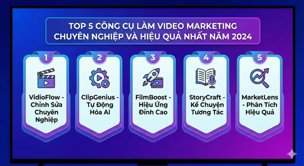 công cụ làm video marketing