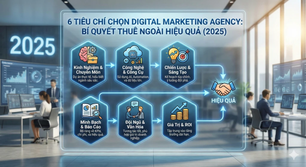 tiêu chí chọn Digital Marketing Agency
