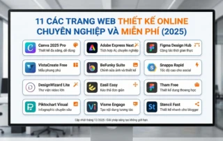 các trang web thiết kế online chuyên nghiệp