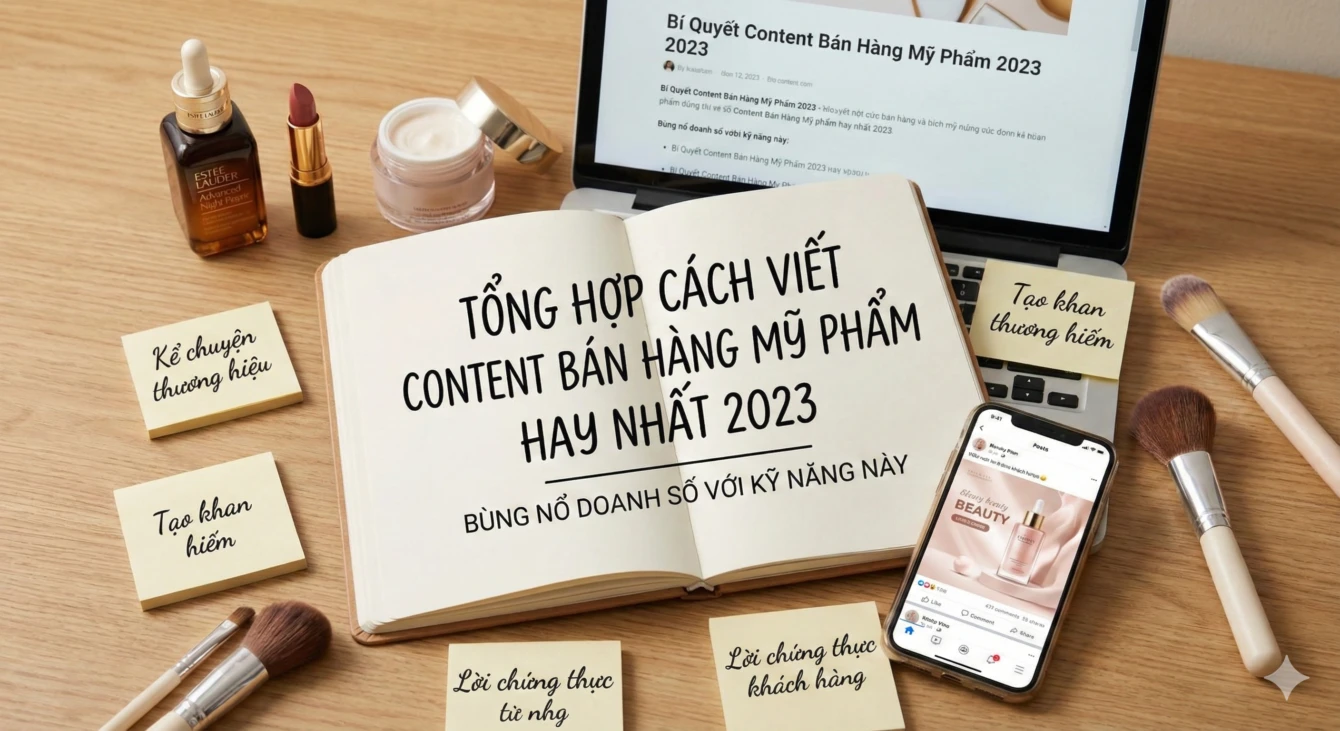 tổng hợp cách viết content bán hàng mỹ phẩm