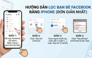 cách lọc bạn bè không tương tác trên Facebook