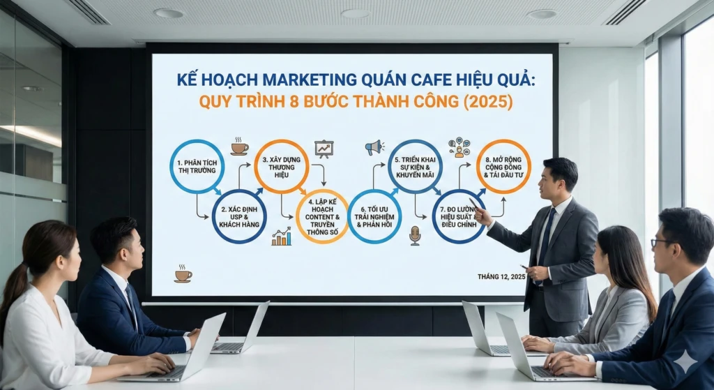 kế hoạch marketing quán cafe hiệu quả