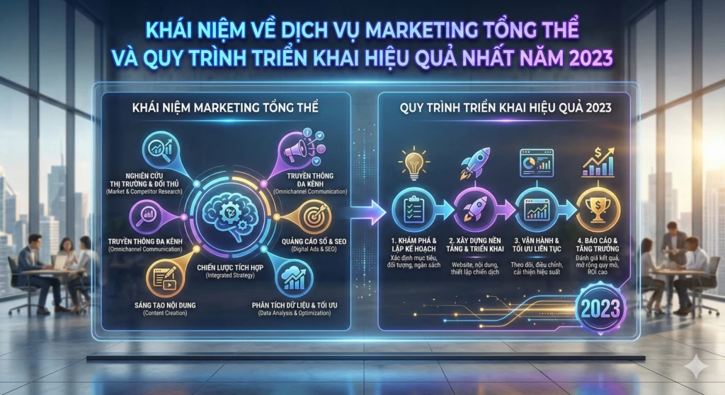 khái niệm về dịch vụ marketing