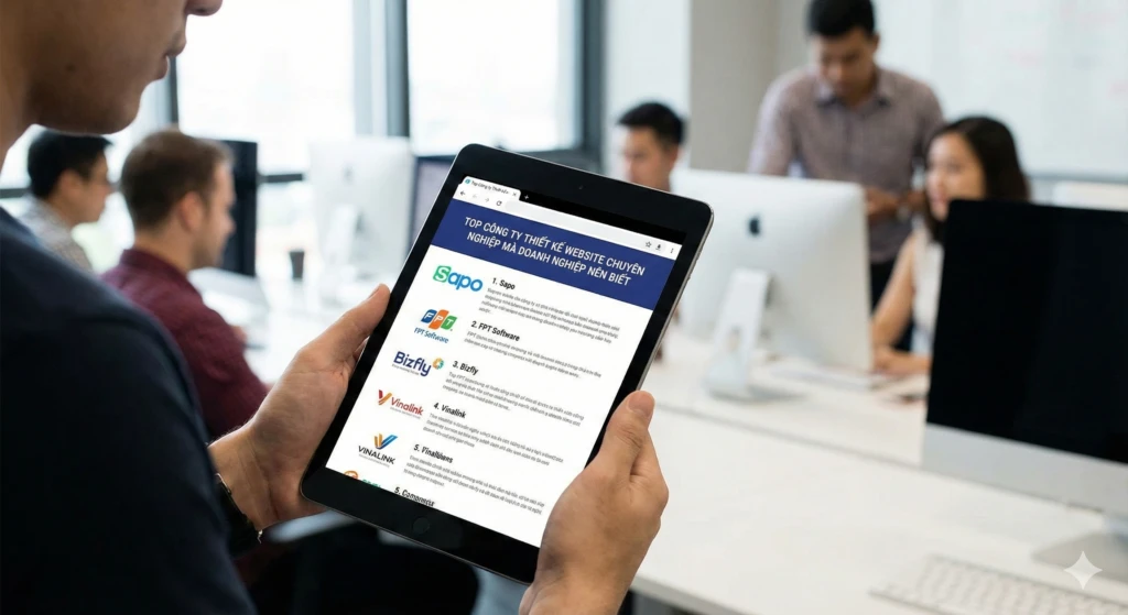 top 5 công ty thiết kế website
