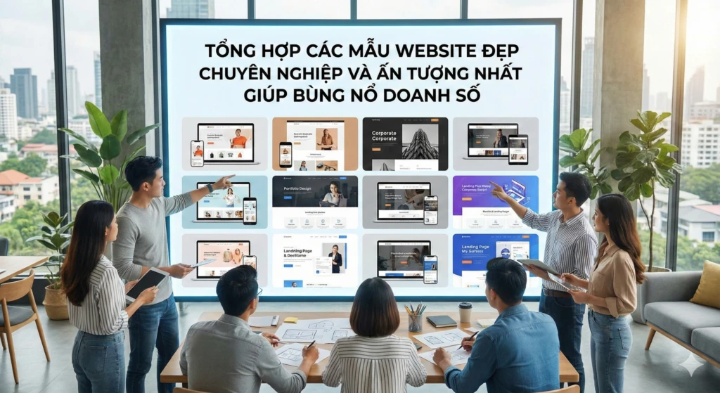 mẫu website đẹp chuyên nghiệp