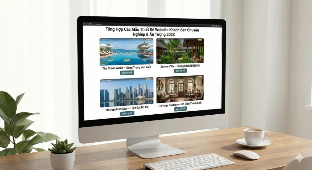thiết kế website khách sạn chuyên nghiệp