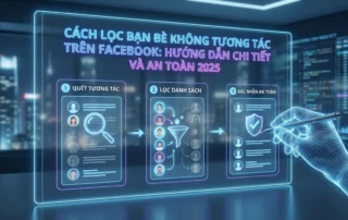 cách lọc bạn bè trên facebook bằng iPhone