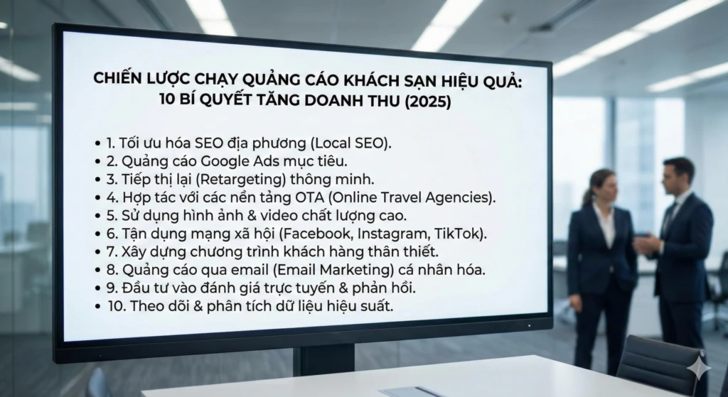 chiến lược chạy quảng cáo khách sạn hiệu quả