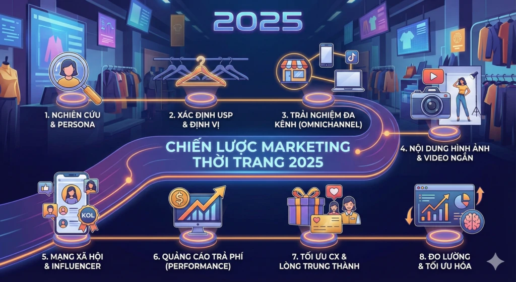 chiến lược marketing cho cửa hàng thời trang