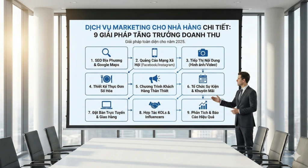 dịch vụ marketing cho nhà hàng toàn diện