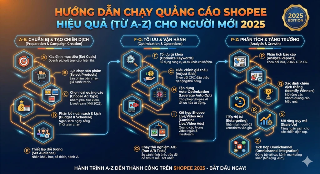 kinh nghiệm chạy quảng cáo Shopee hiệu quả